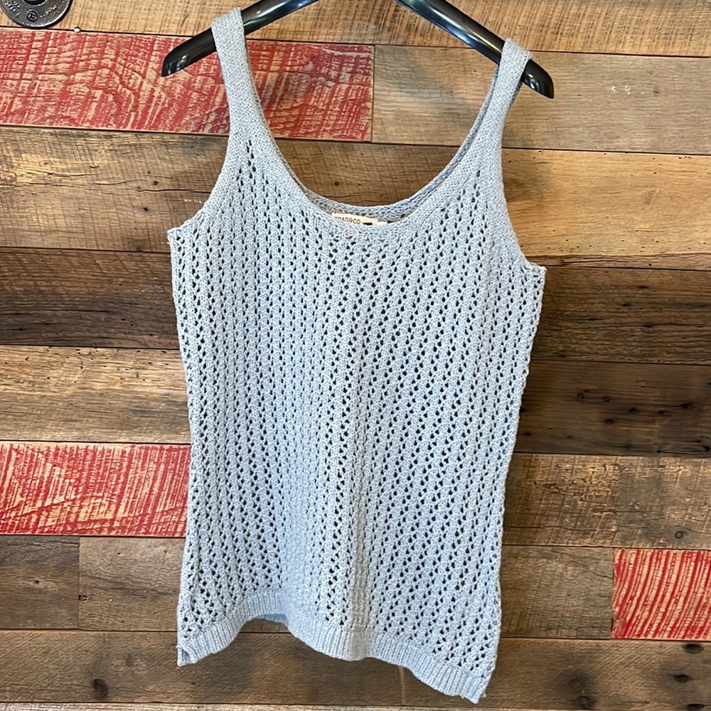 Toad&Co Crochet Knit Tank Top